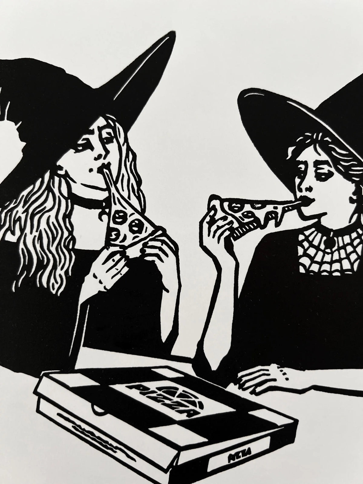 Witches and pizza