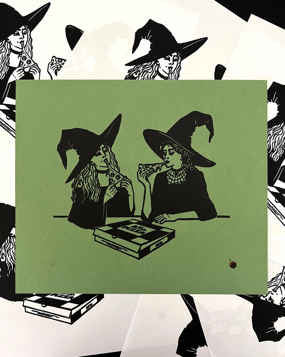Witches and pizza