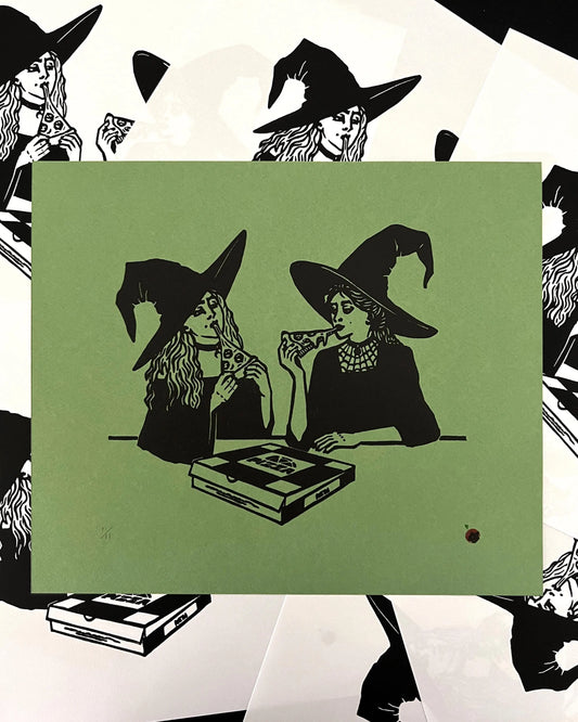 Witches and pizza