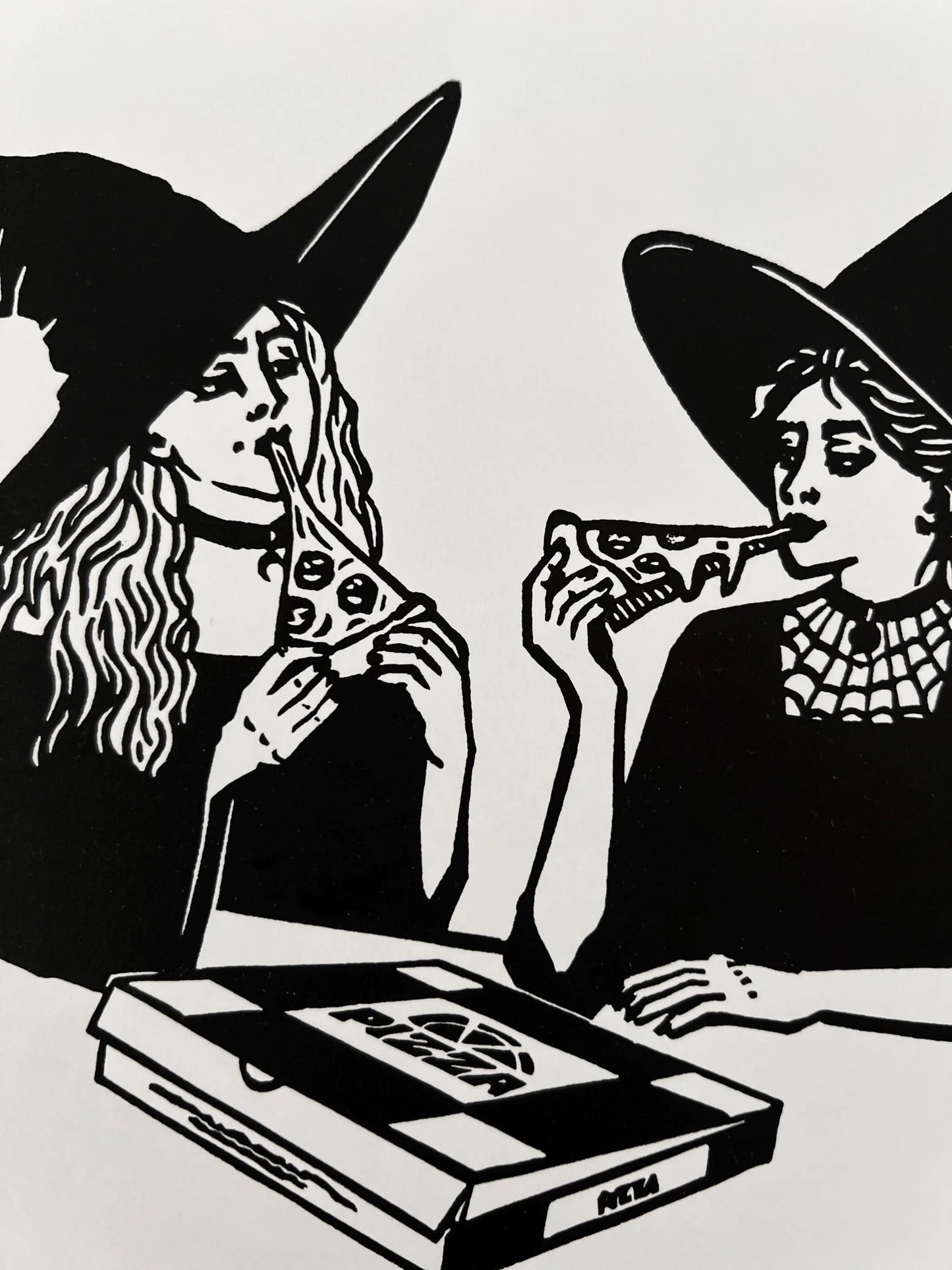 Witches and pizza