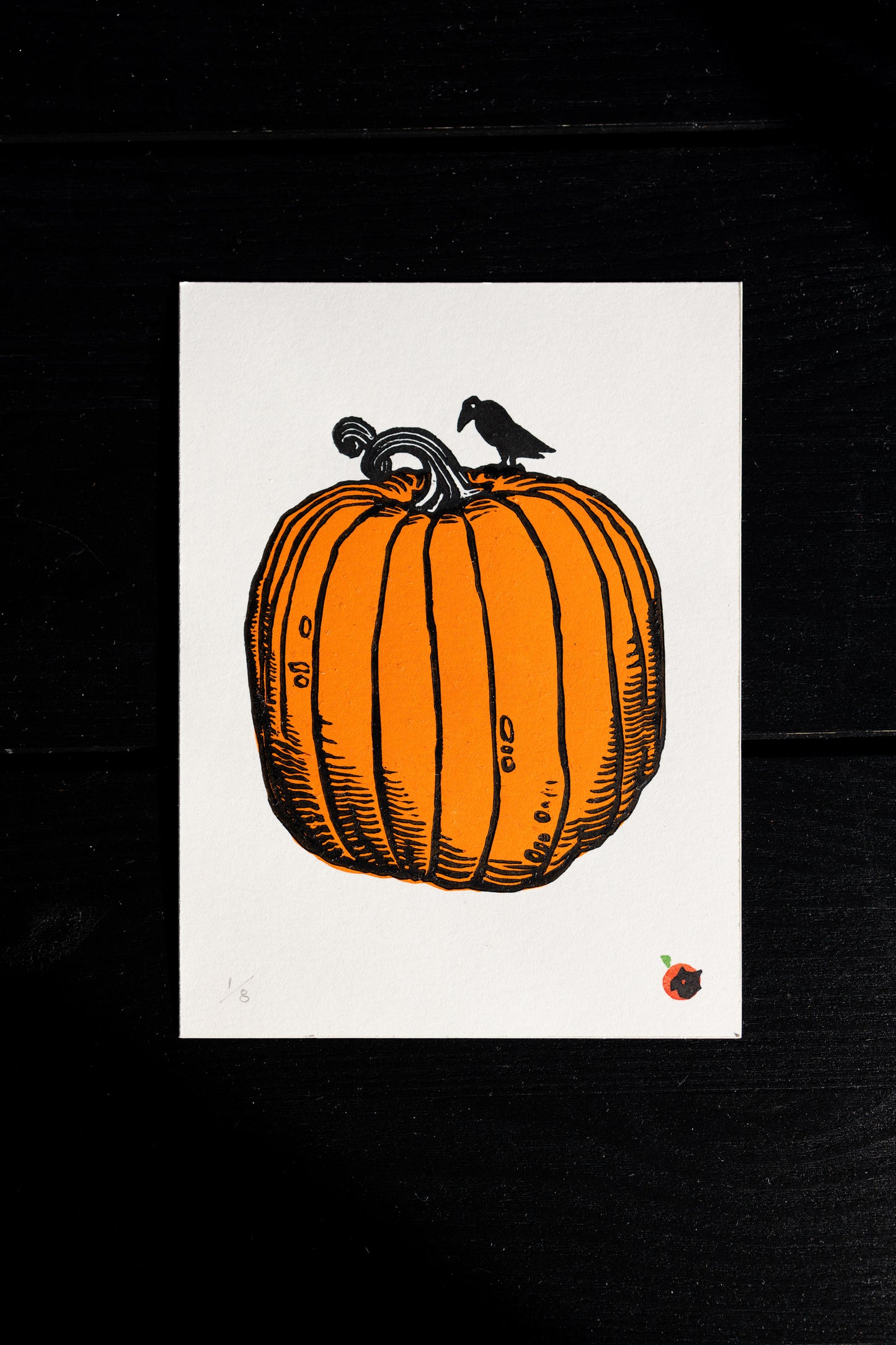 Crow and pumpkin