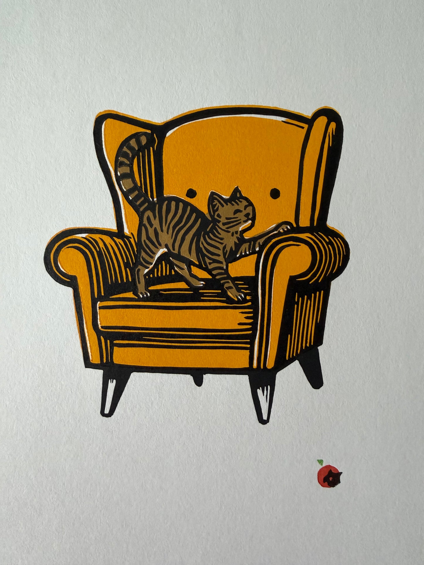 Cat on a chair - Discounted