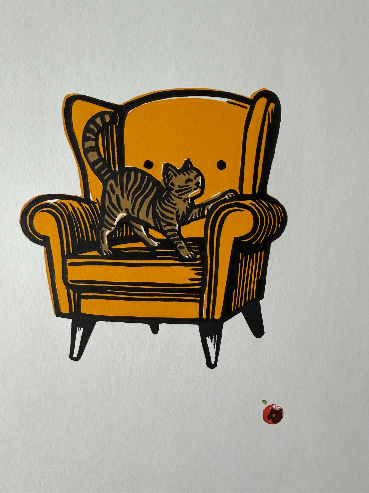 Cat on a chair - Discounted
