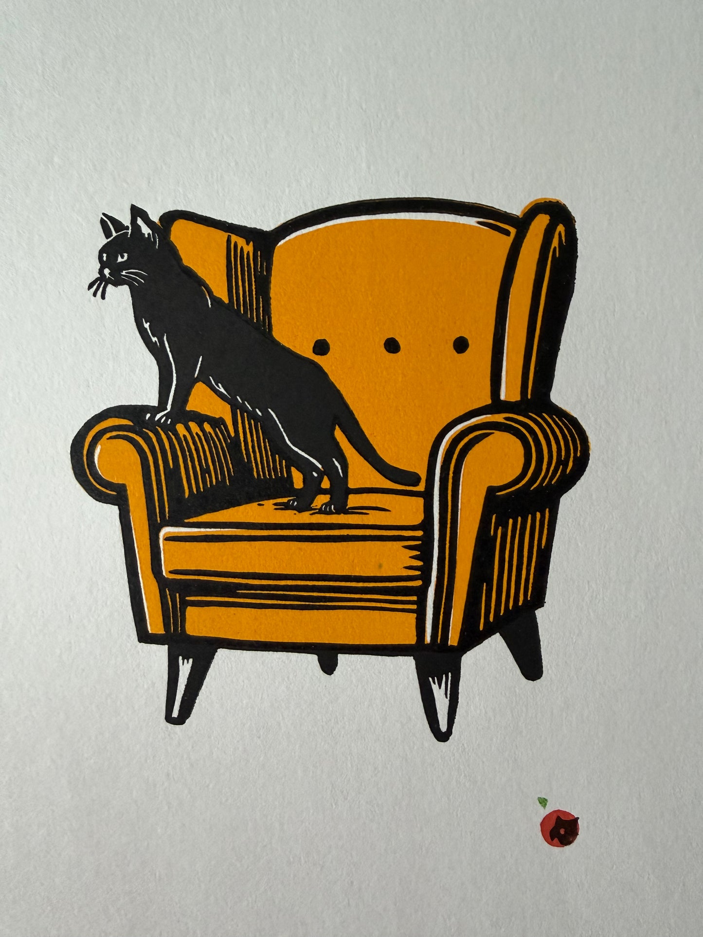 Cat on a chair - Discounted