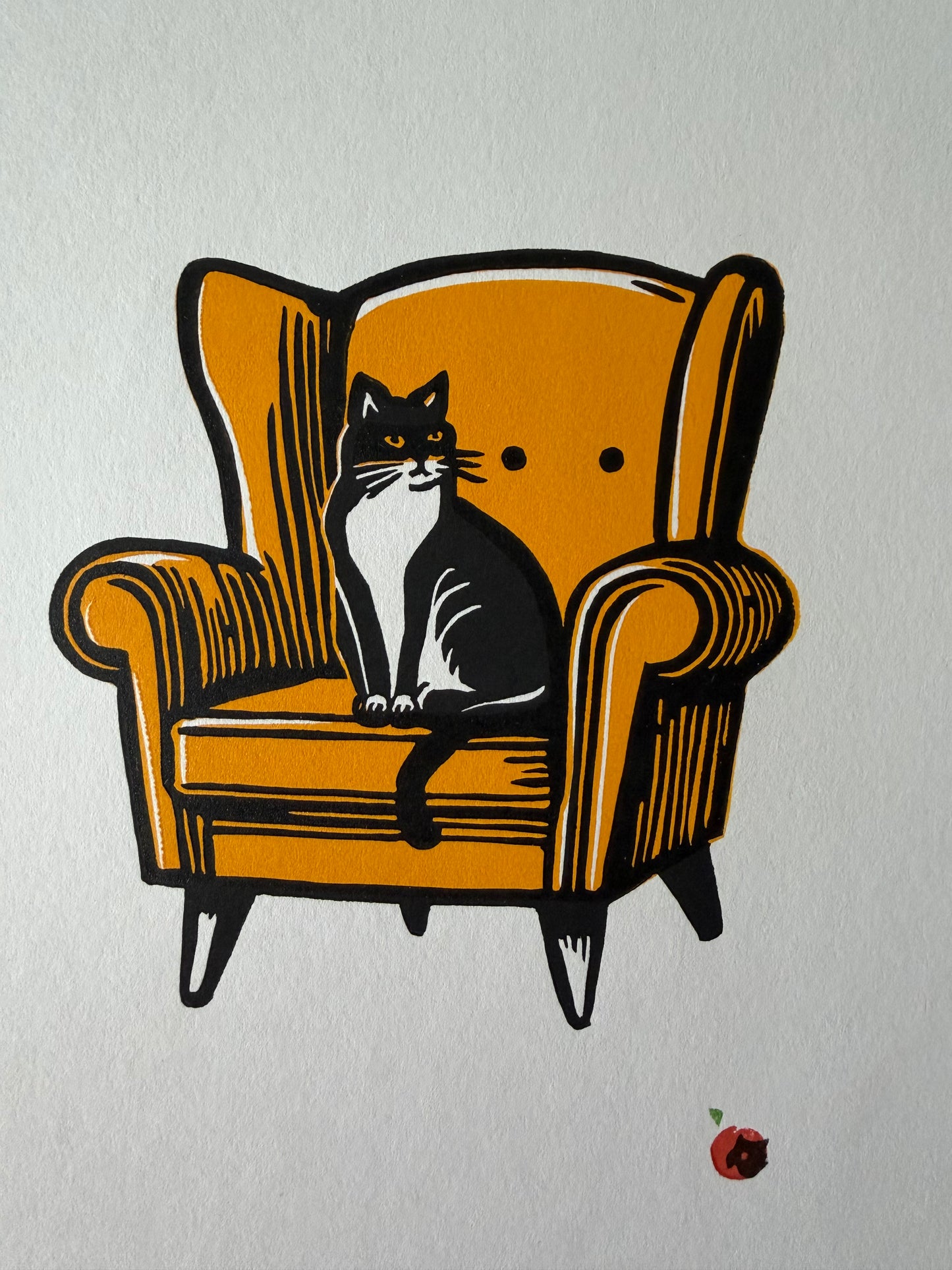 Cat on a chair - Discounted