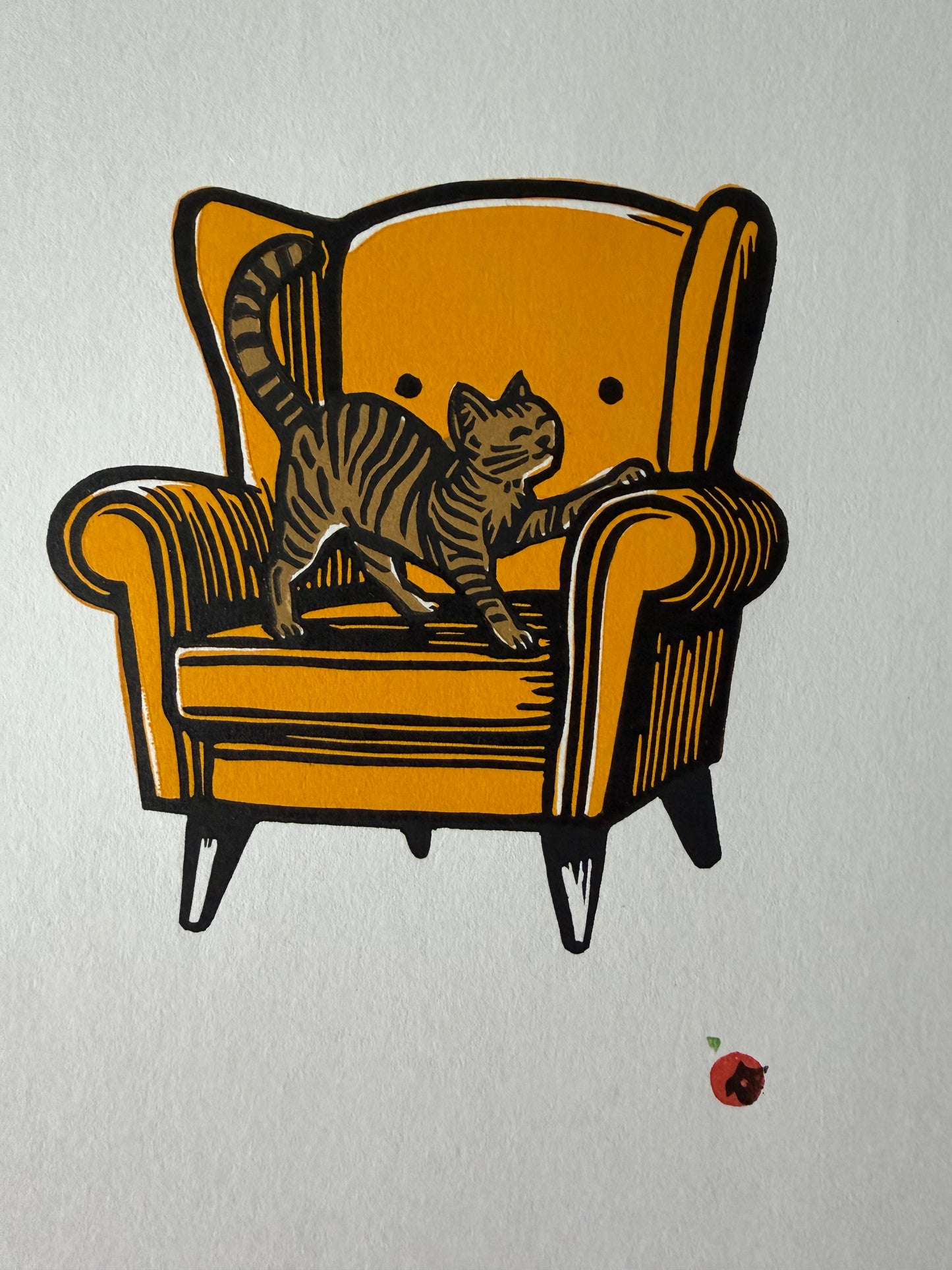 Cat on a chair - Discounted