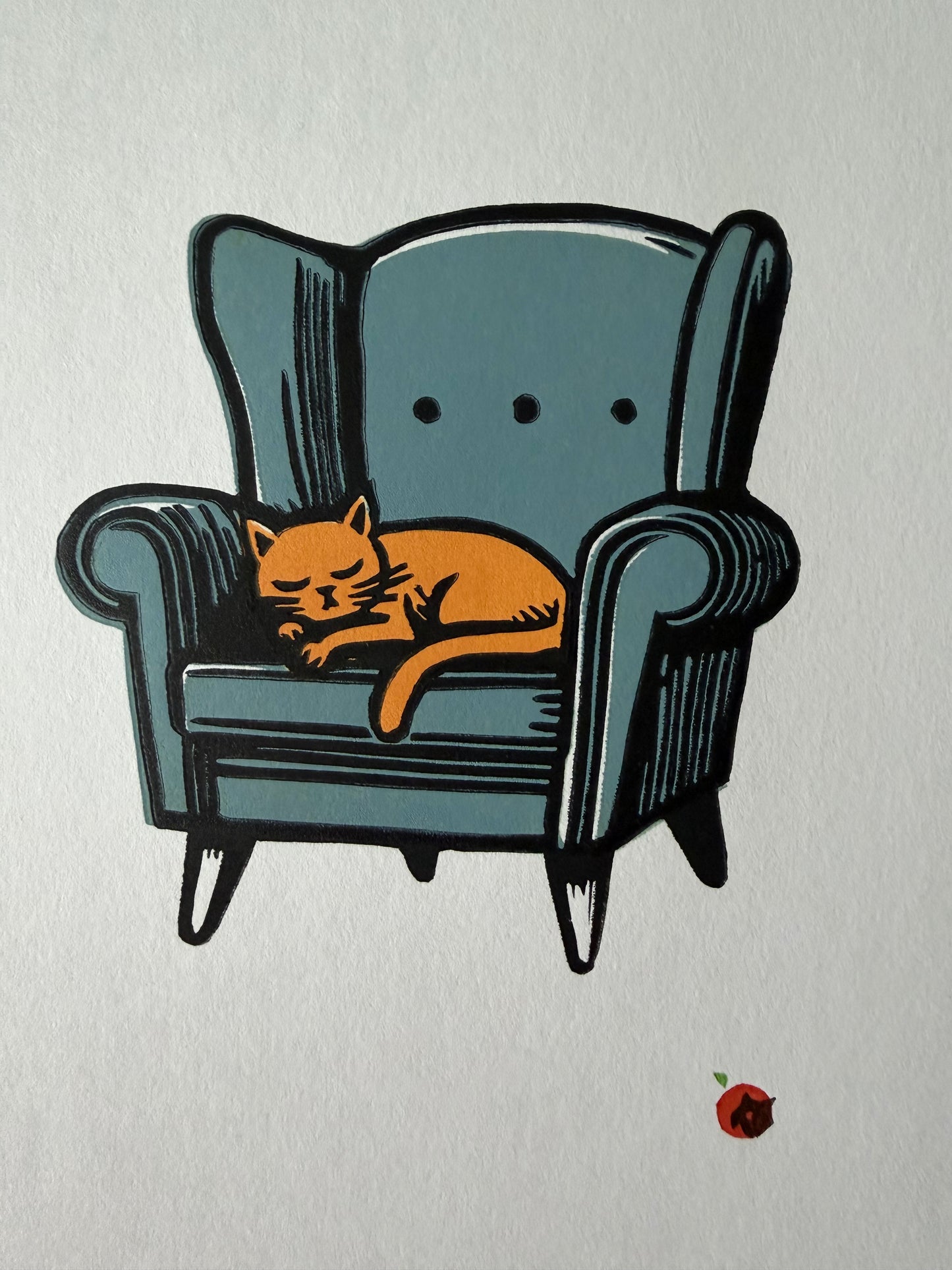 Cat on a chair - Discounted