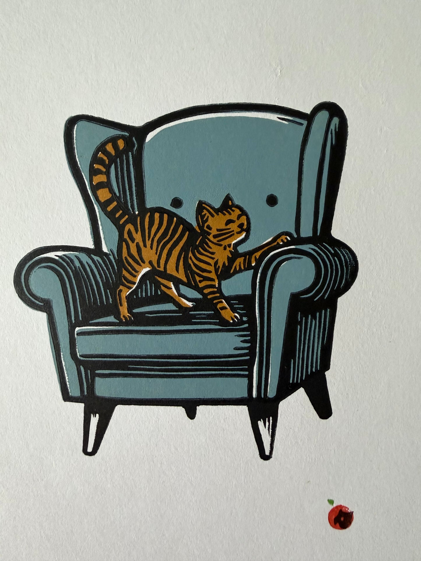 Cat on a chair - Discounted