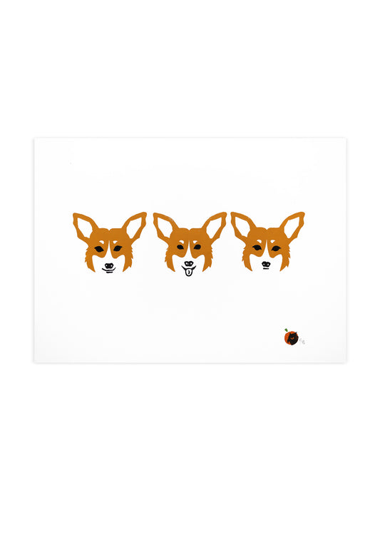 Corgi print